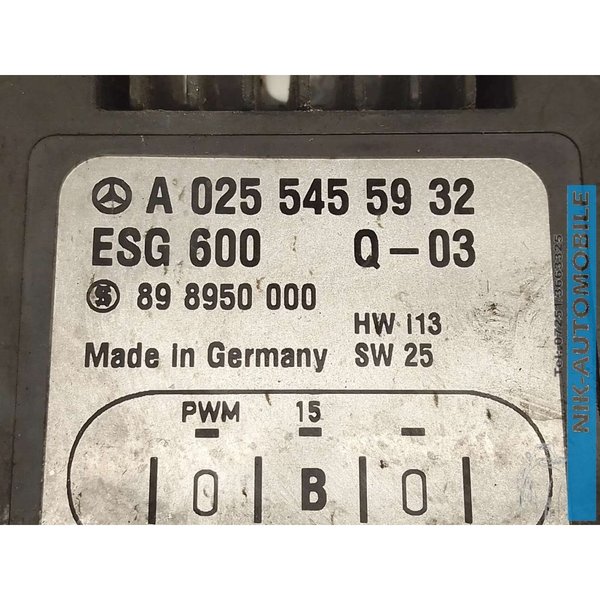 Mercedes-Benz E 220 CDI T Steuergeräte Kühlerlüfter A0255455932 (13739)