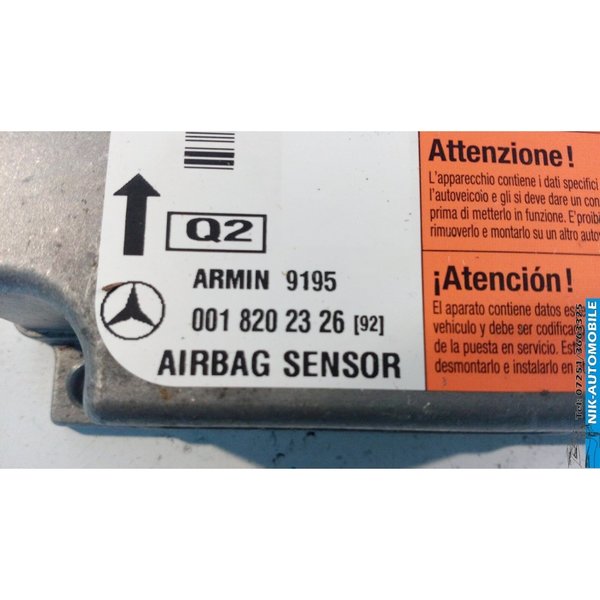Mercedes-Benz E 200 Airbagsensoren 0018202326 (4120)