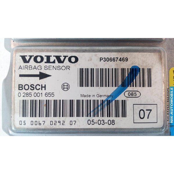 Volvo V 70 2.4 D Kombi Airbagsensor 0285001655 (6959)