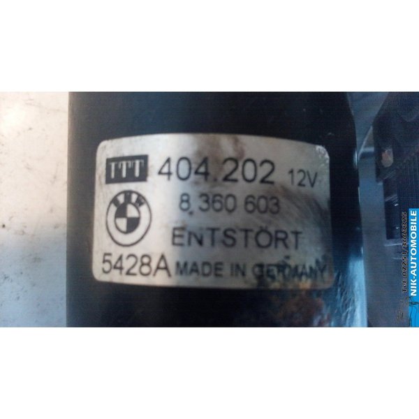 BMW 530 D Scheibenwischermotor mit Gestänge 8360603 (4407)