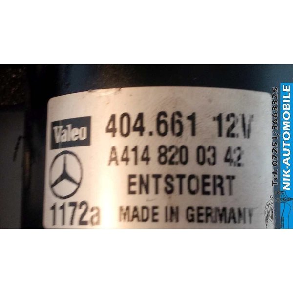 Mercedes-Benz Vaneo 1.9 Scheibenwischermotor mit Gestänge A4148200342 (1812)
