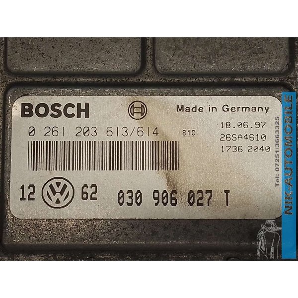 VW Fox 1.2 Steuergerät Paket 030906027T 0261203613614 (15263)