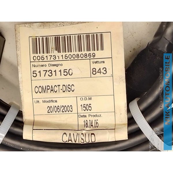 Lancia Ypsilon 843 CD Wechsler Blaupunkt 7607700018 467501720 (15747)