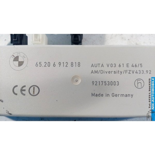 BMW 316 TI Compact Antennenverstärker 65206912818 (5673)