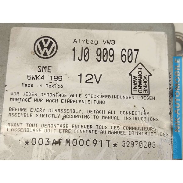 VW Passat B5 Airbag Steuergerät (15095)