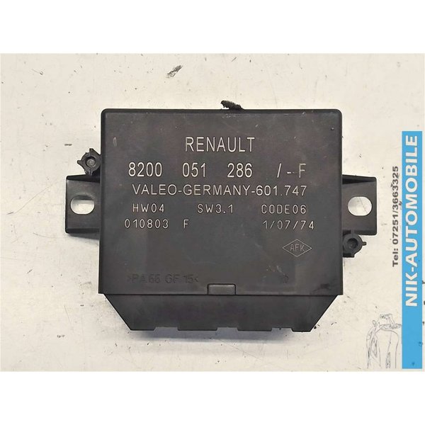 Renault Laguna 2 Grandtour Einparkhilfe Steuergerät 8200051286