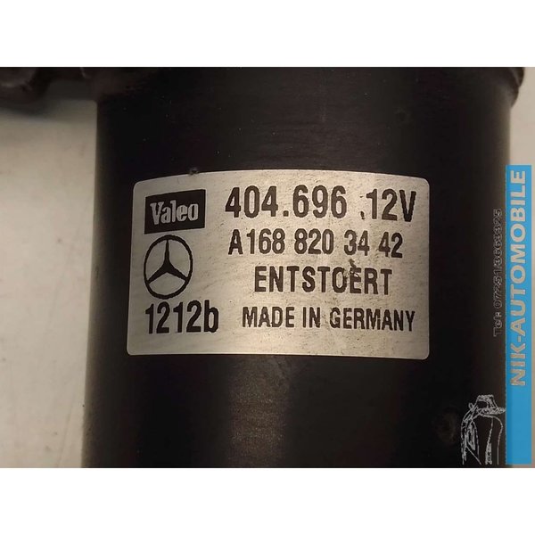 Mercedes-Benz A 170 CDI Scheibenwischermotor vorne mit Gestänge (15502)