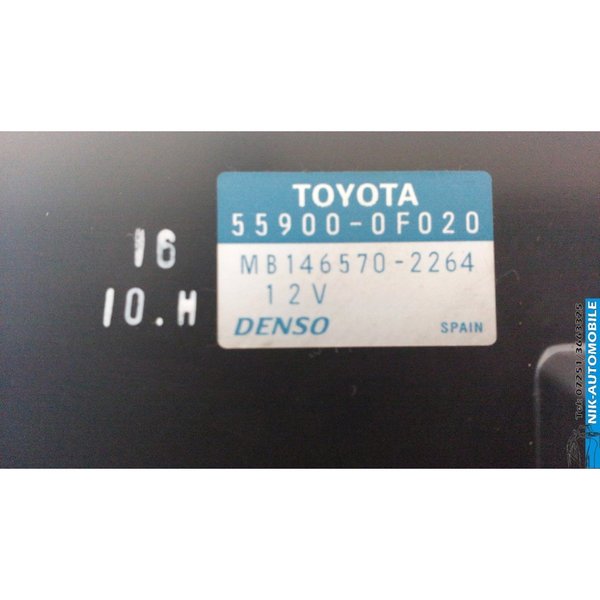 Toyota Corolla Verso 2.0 D 4D Klimabedienteil (8848)