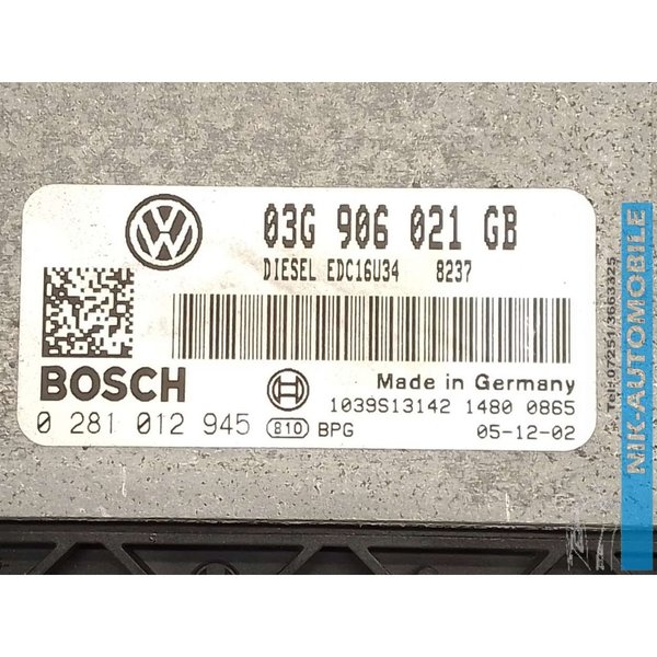 VW Touran 2.0 TDI Motorsteuergerät (13175)