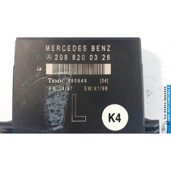 Mercedes-Benz CLK 230 Kompressor Steuergerät Türmodul links (4867)