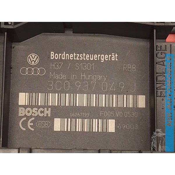 VW Passat B6 2.0 TDI Steuergerät Bordnetzsteuergerät (16381)