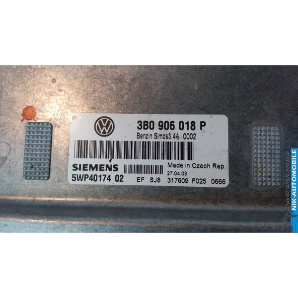 VW Passat B5 GP 1.6 Steuergerät Paket (10771)