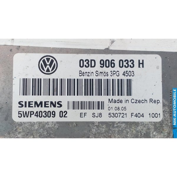 VW Fox 1.2 Steuergerät Paket (10846)